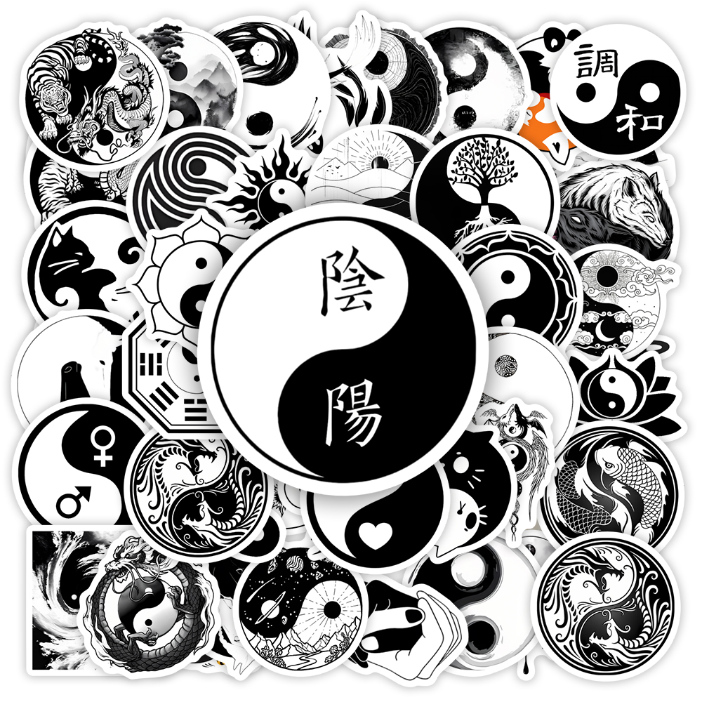 Kids Yoga Toys - Chinese Yin Yang Stickers Balance Yoga