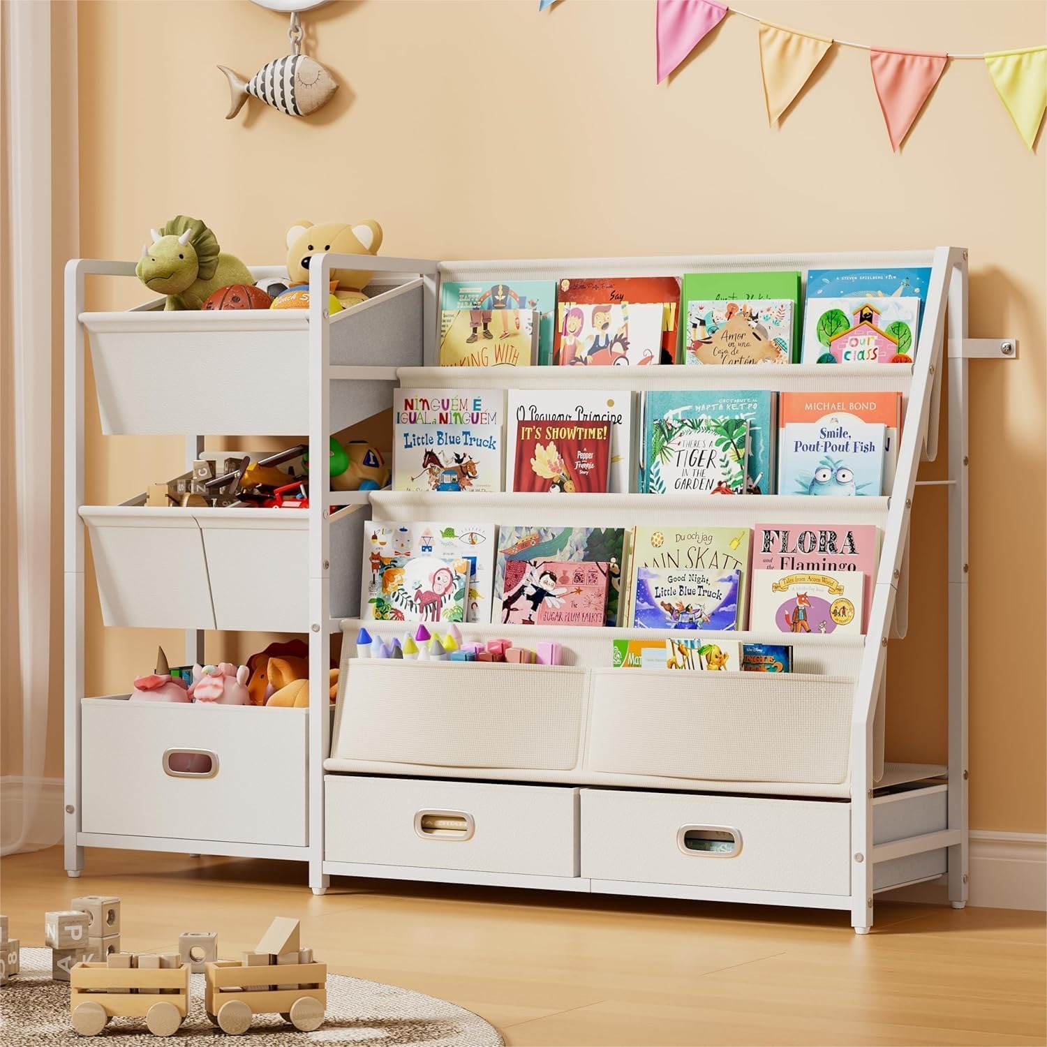 Kids Toys Kids Toys - Kids Bookshelf and Toy Storage with