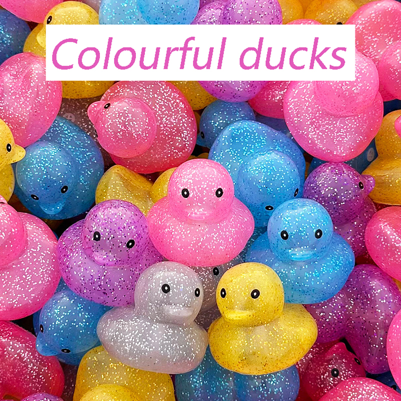Rubber Duck Bath - 10-100pcs Colourful Rubber Ducks, Toys Squeaky