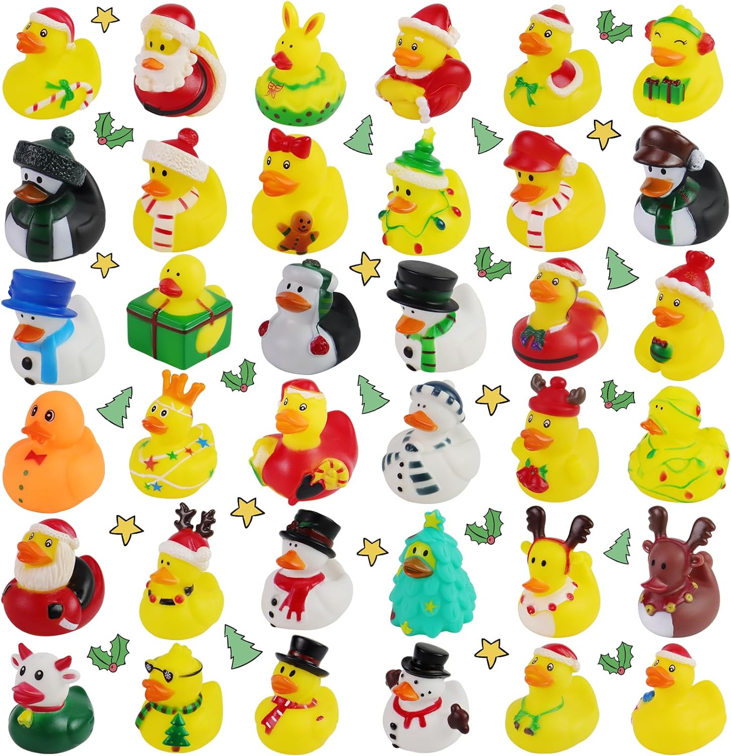 2/6/12PC Christmas Rubber Duck - Rubber Duck Bath incelemesi ve fiyatı