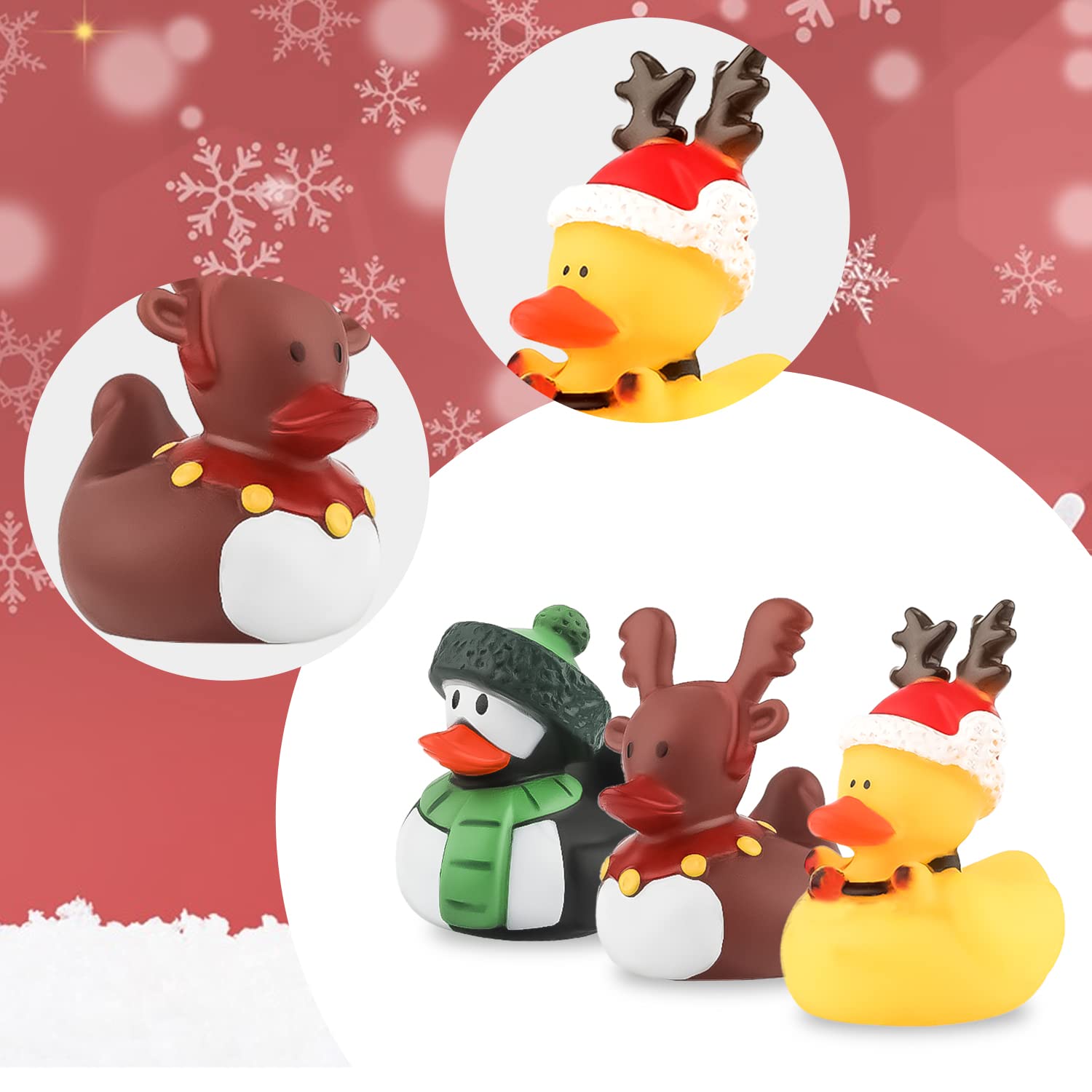 2/6/12PC Christmas Rubber Duck - Rubber Duck Bath incelemesi ve fiyatı