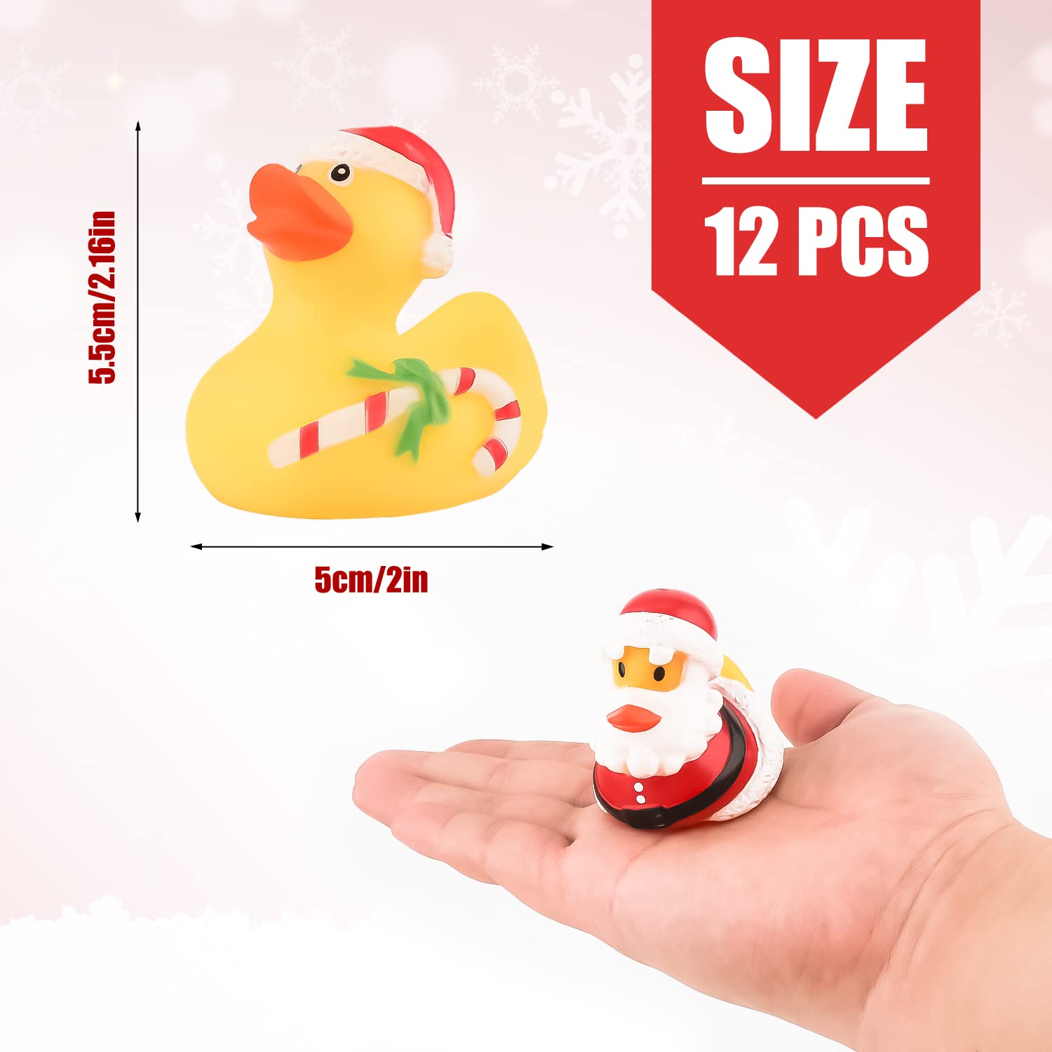2/6/12PC Christmas Rubber Duck - Rubber Duck Bath incelemesi ve fiyatı