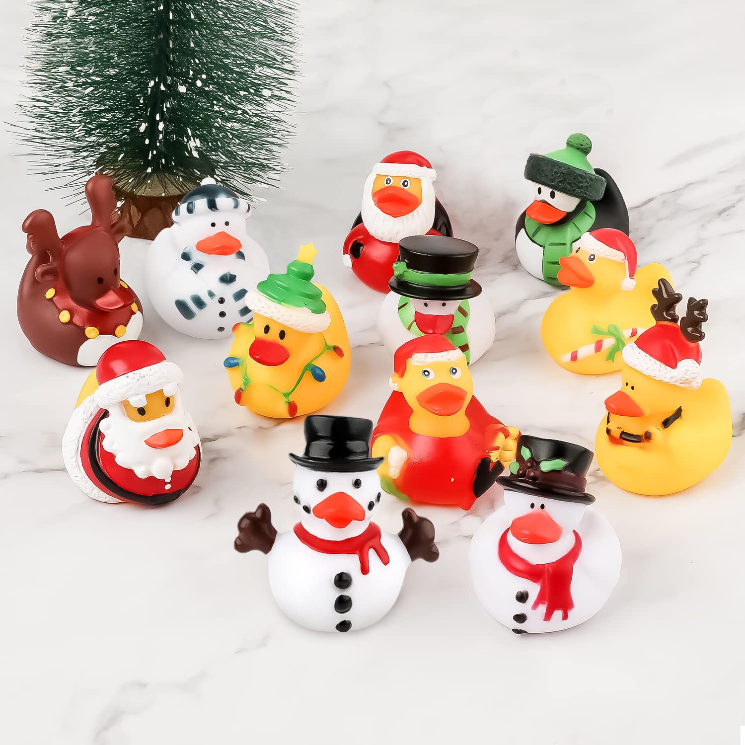 2/6/12PC Christmas Rubber Duck - Rubber Duck Bath incelemesi ve fiyatı