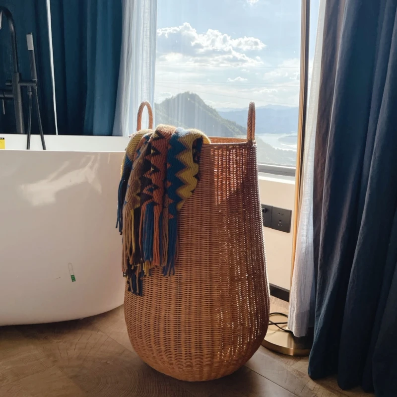 Rattan Storage Basket Large Ca - Kids Yoga Toys incelemesi ve fiyatı
