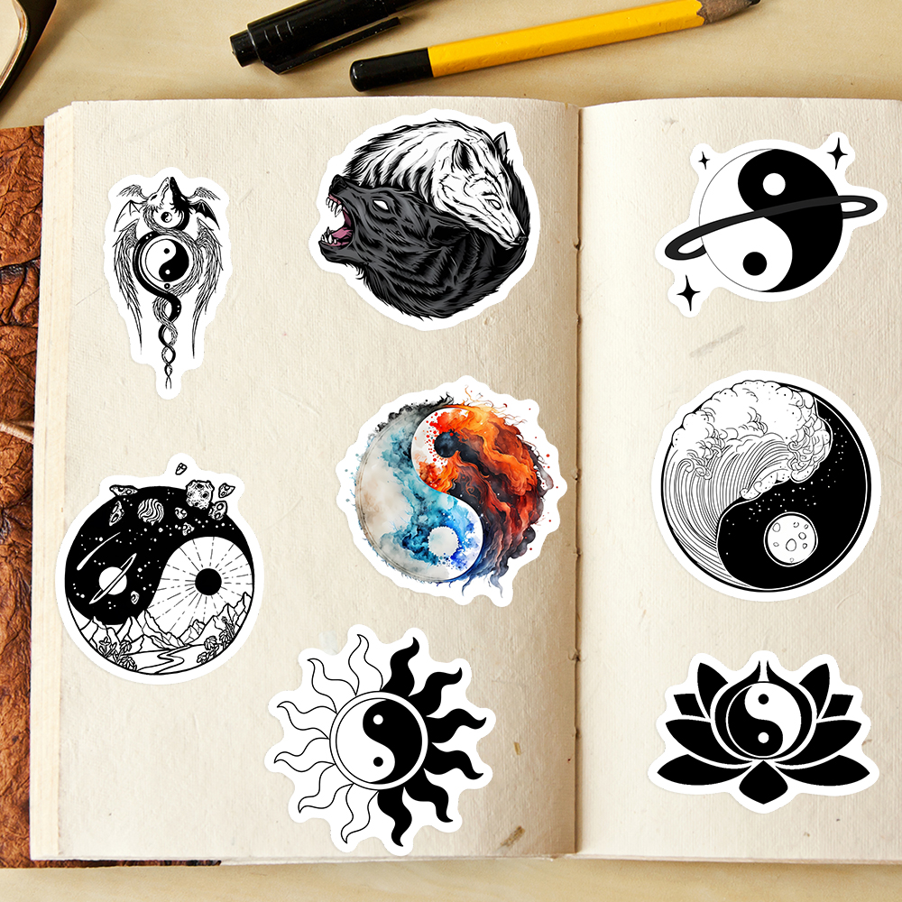 Chinese Yin Yang Stickers Bala - Kids Yoga Toys incelemesi ve fiyatı