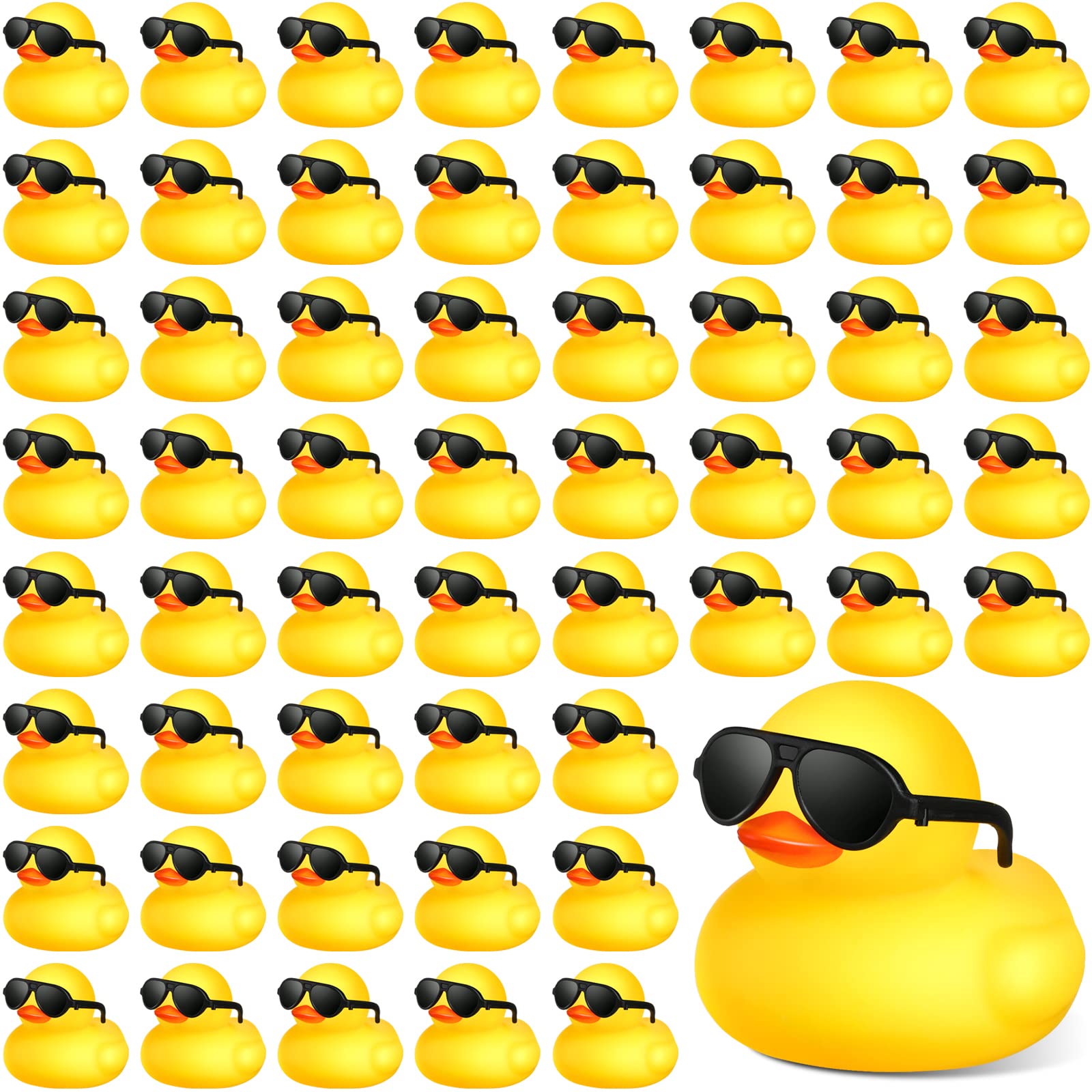 1-100pcs Yellow Mini Rubber Du - Rubber Duck Bath incelemesi ve fiyatı