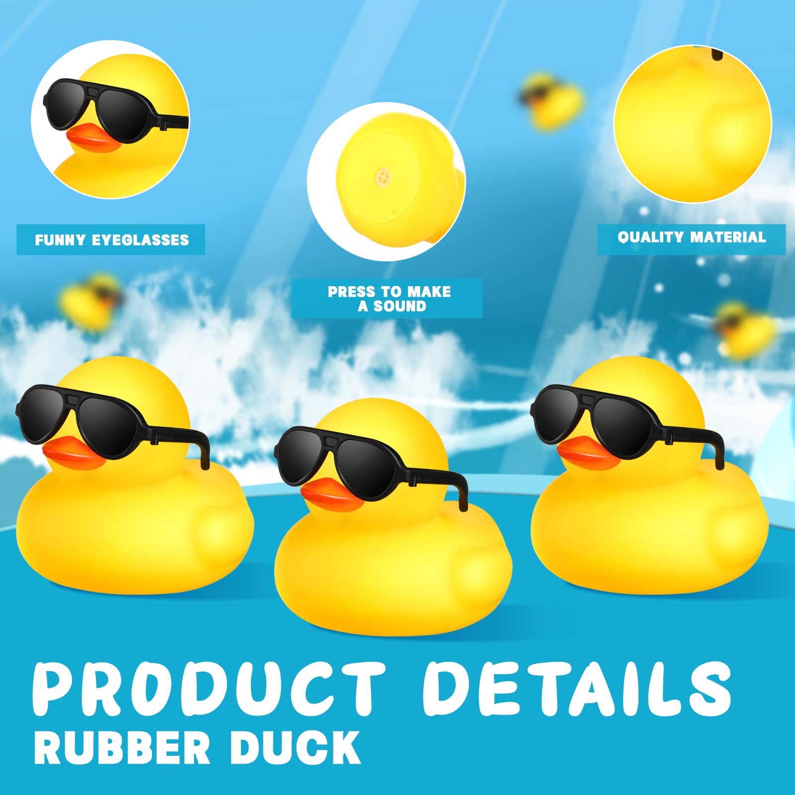 1-100pcs Yellow Mini Rubber Du - Rubber Duck Bath incelemesi ve fiyatı
