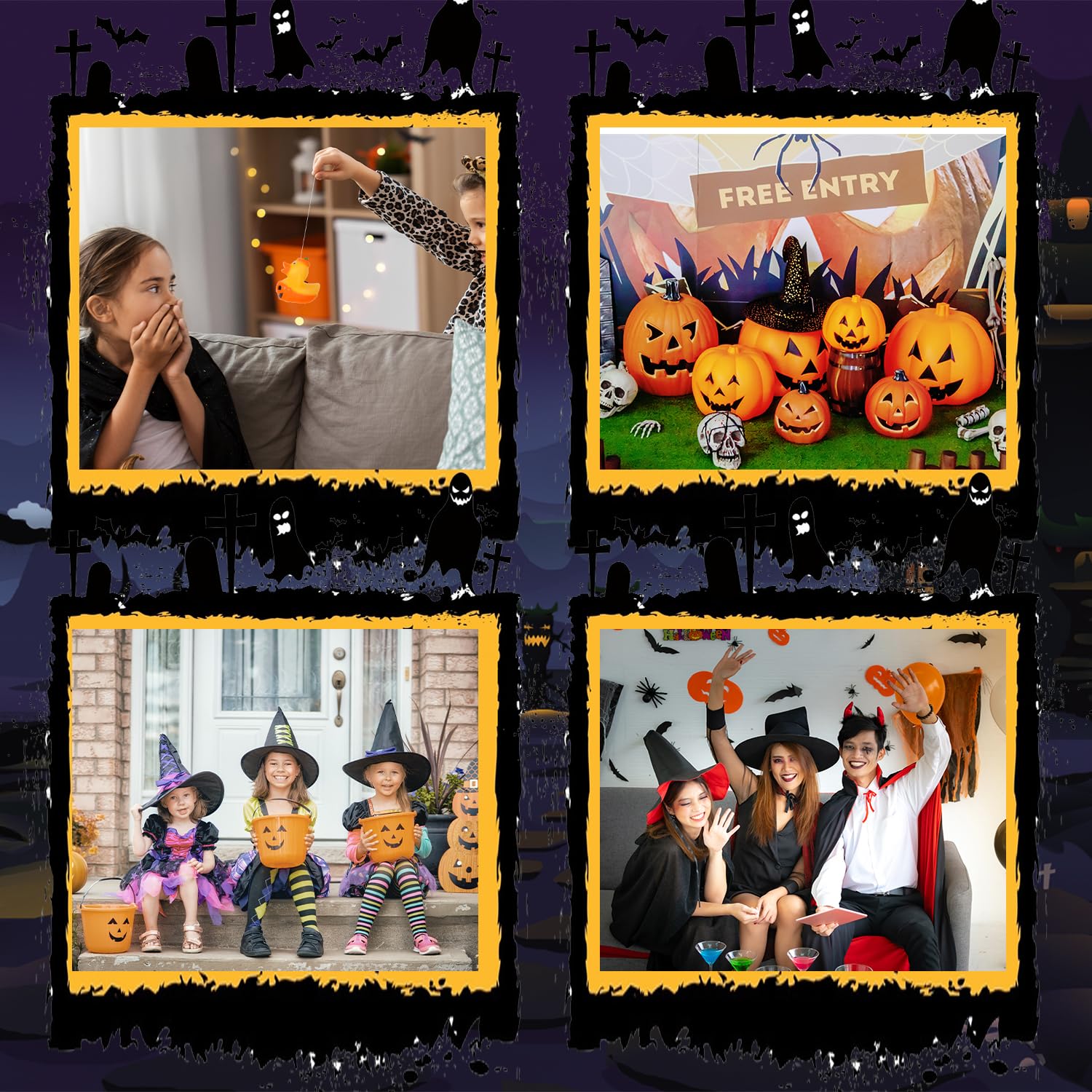 50/100PCS Halloween Rubber Duc - Rubber Duck Bath incelemesi ve fiyatı