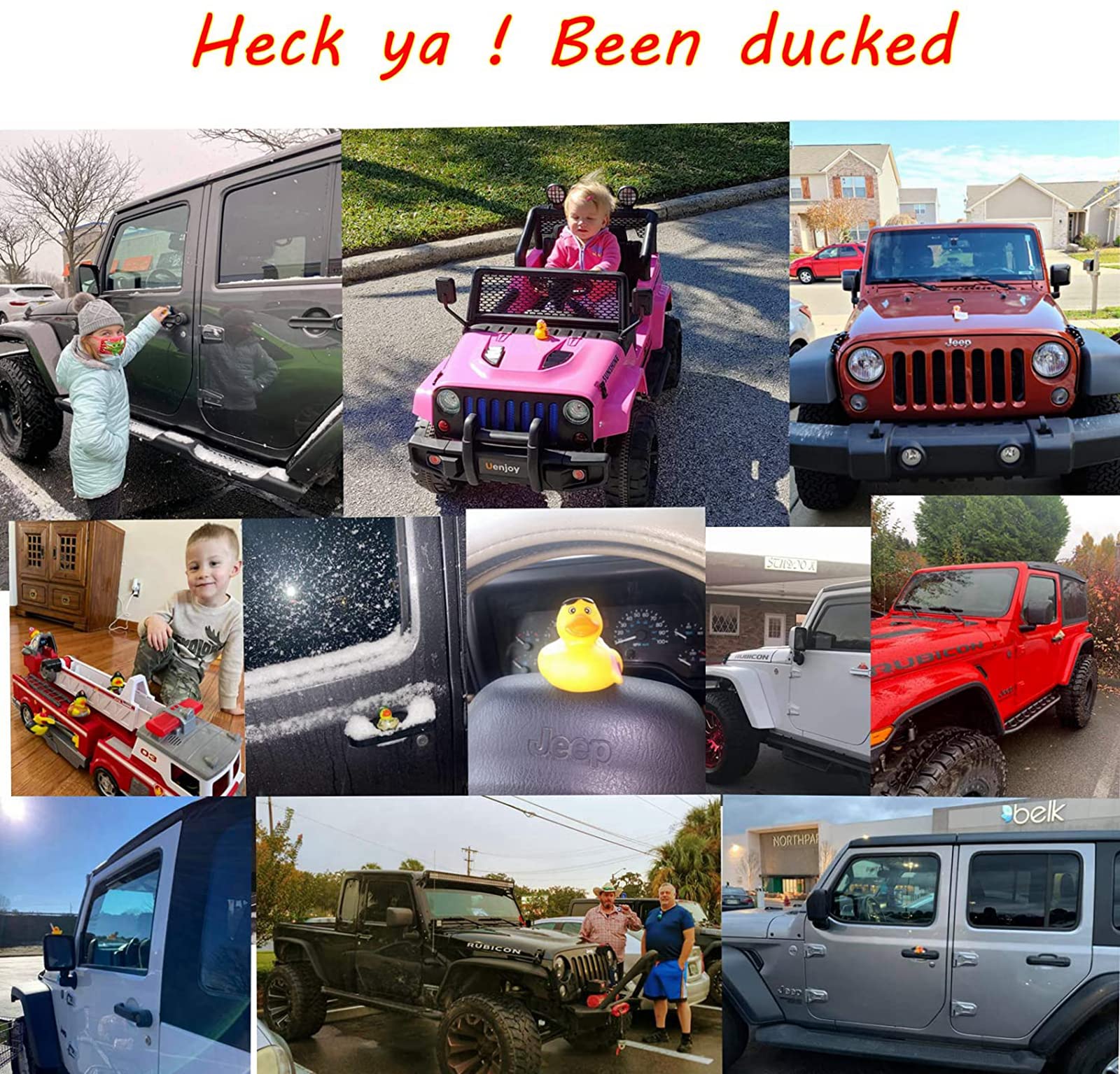 10-100PCS Rubber Duck for Jeep - Rubber Duck Bath incelemesi ve fiyatı