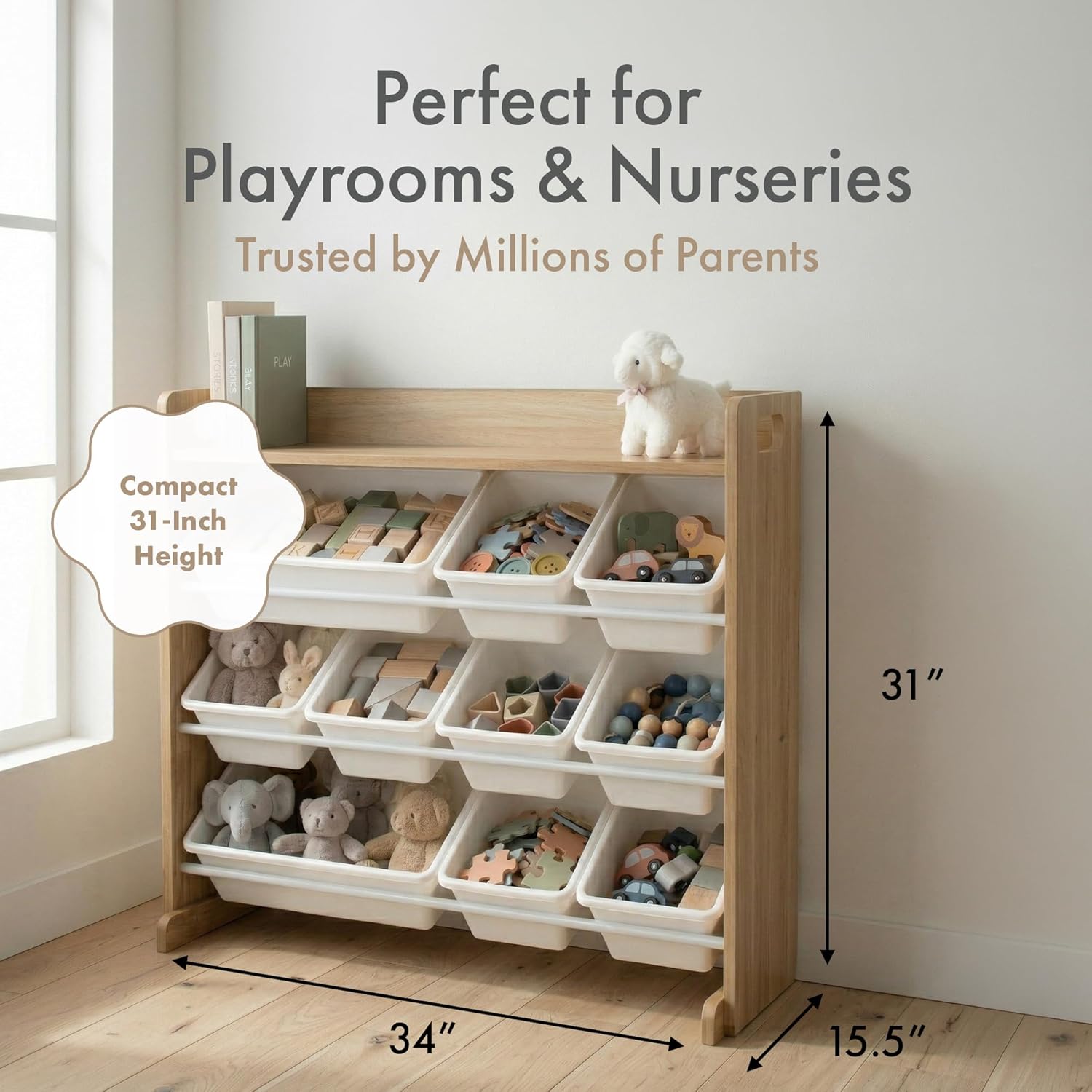 3-Tier Toy Storage Organizer w - Kids Toys Kids Toys incelemesi ve fiyatı