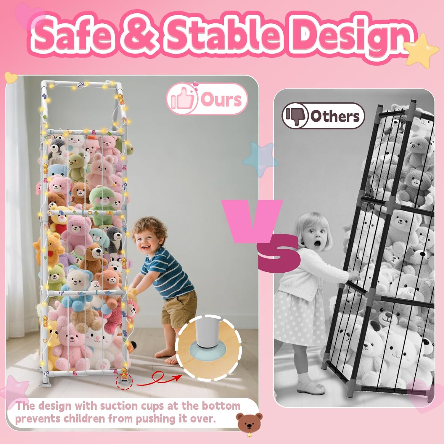 Stuffed Animal Storage with Su - Kids Toys Kids Toys incelemesi ve fiyatı