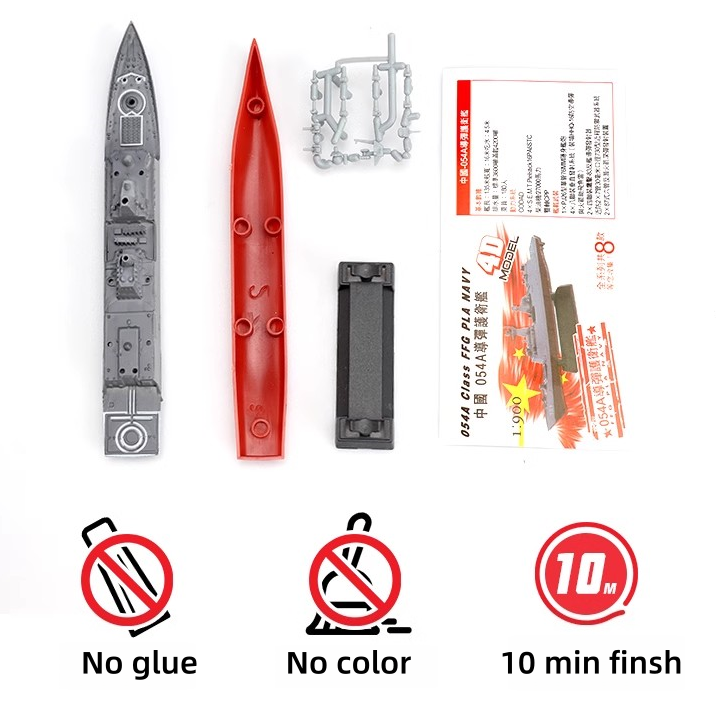8pcs/set 4D Assembly Warship S - Kids Toys Under 1000 incelemesi ve fiyatı