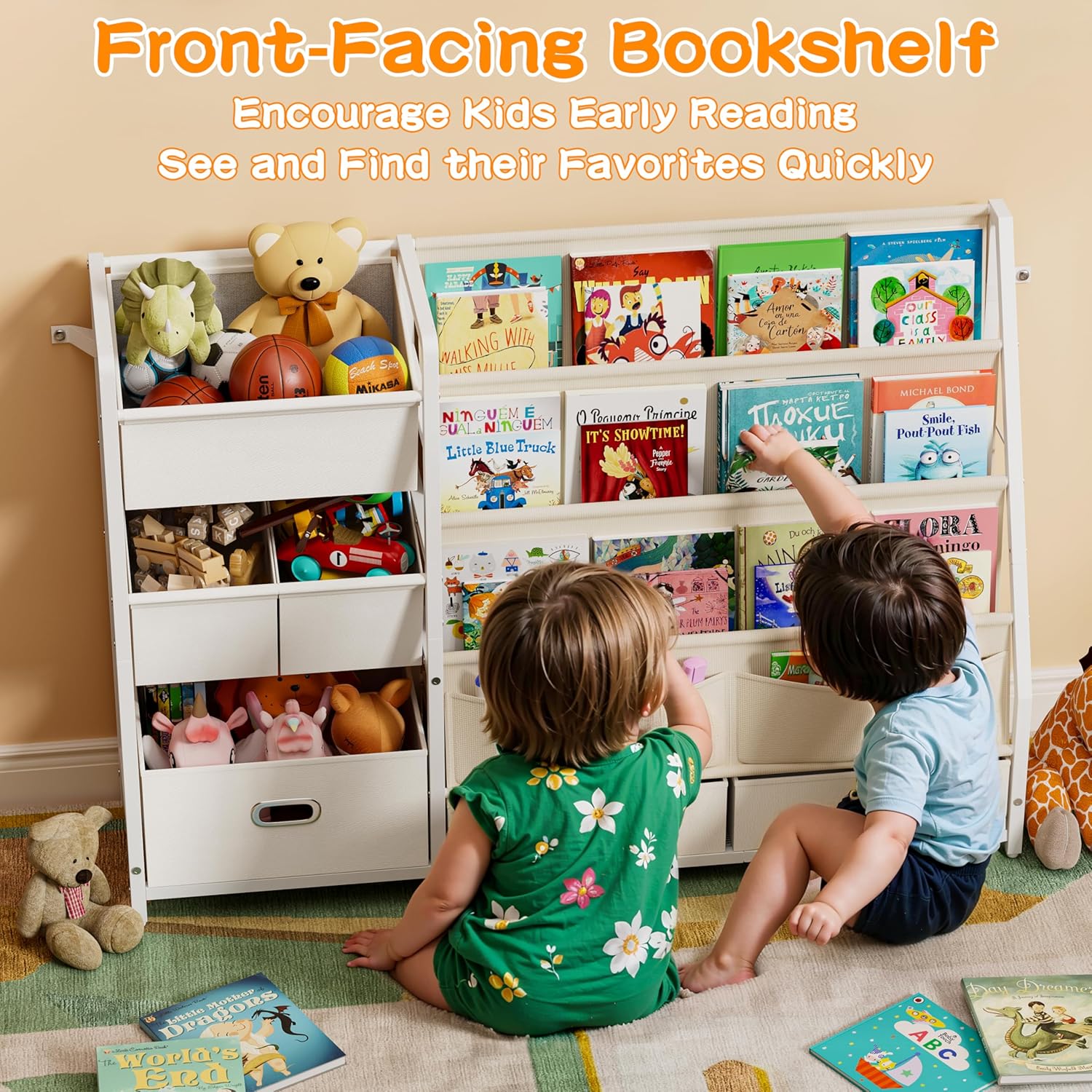 Kids Bookshelf and Toy Storage - Kids Toys Kids Toys incelemesi ve fiyatı