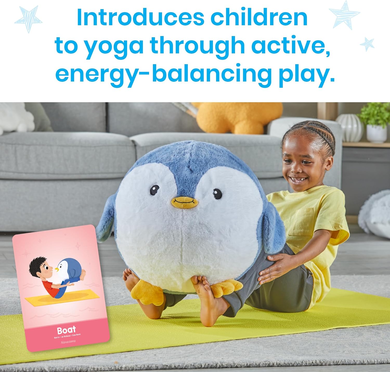 Kids Yoga Ball with Plush Peng - Kids Yoga Toys incelemesi ve fiyatı