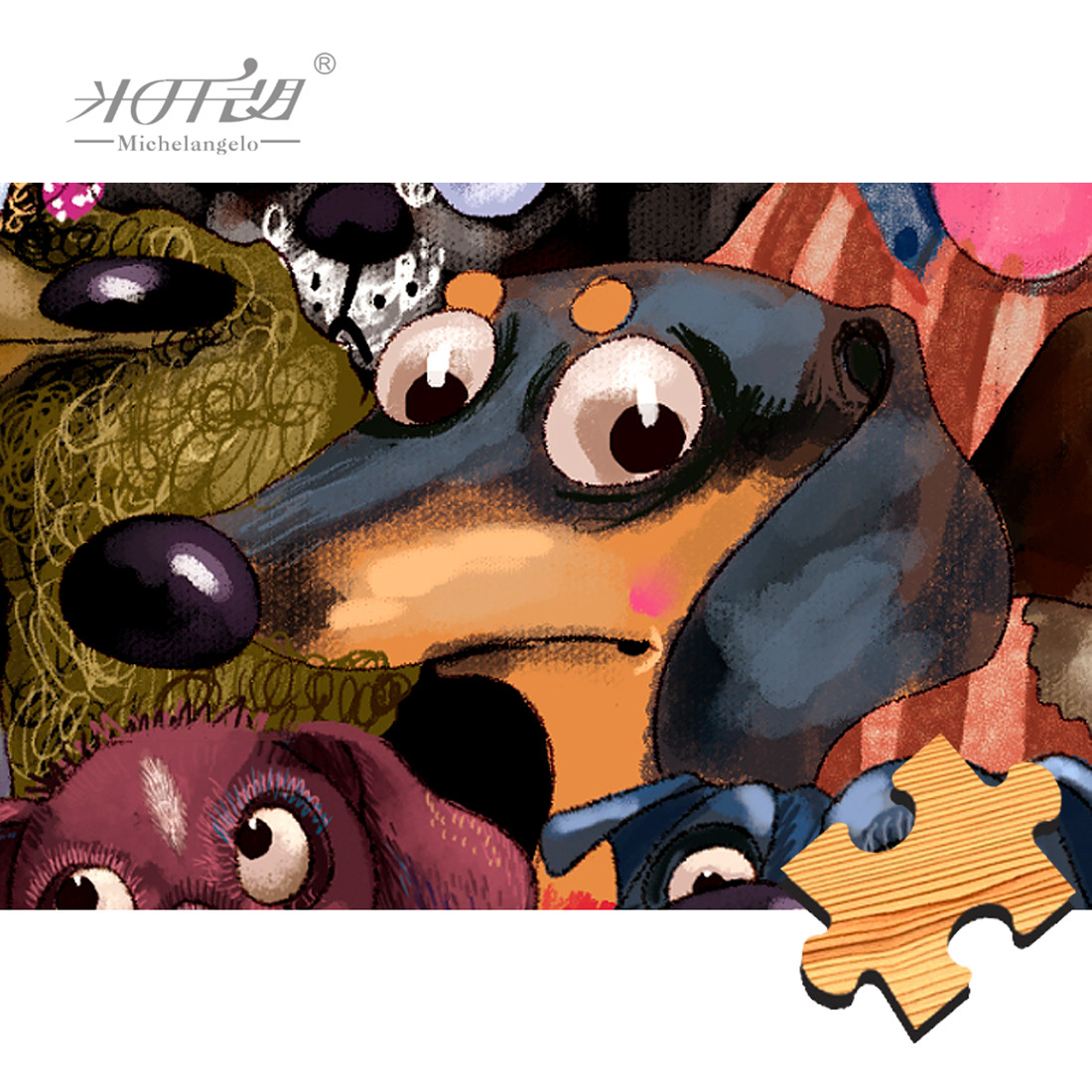 Michelangelo Wooden Jigsaw Puz - Kids Toys Under 1000 incelemesi ve fiyatı
