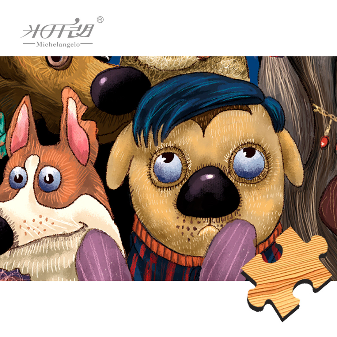 Michelangelo Wooden Jigsaw Puz - Kids Toys Under 1000 incelemesi ve fiyatı