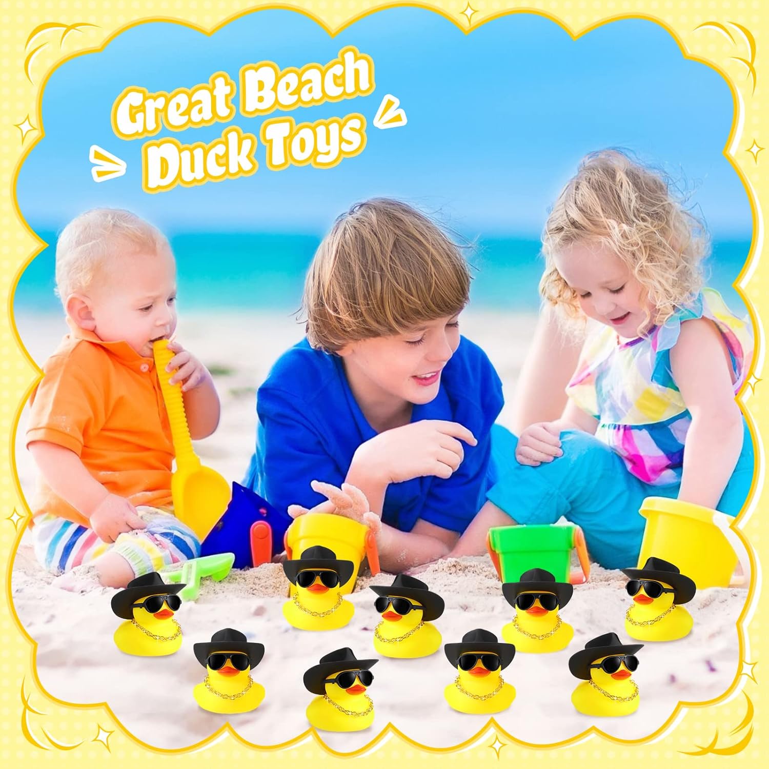 6/12/24 pcs Cowboy Rubber Duck - Rubber Duck Bath incelemesi ve fiyatı