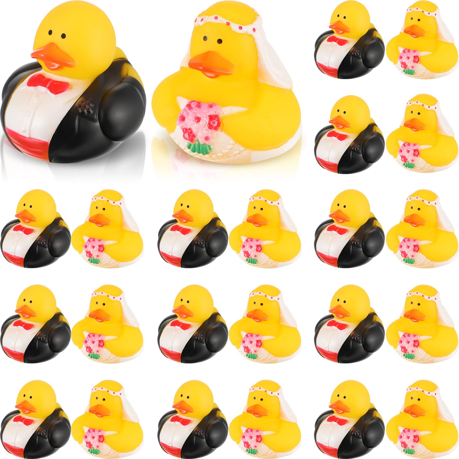24/48 Pcs Wedding Rubber Ducks - Rubber Duck Bath incelemesi ve fiyatı