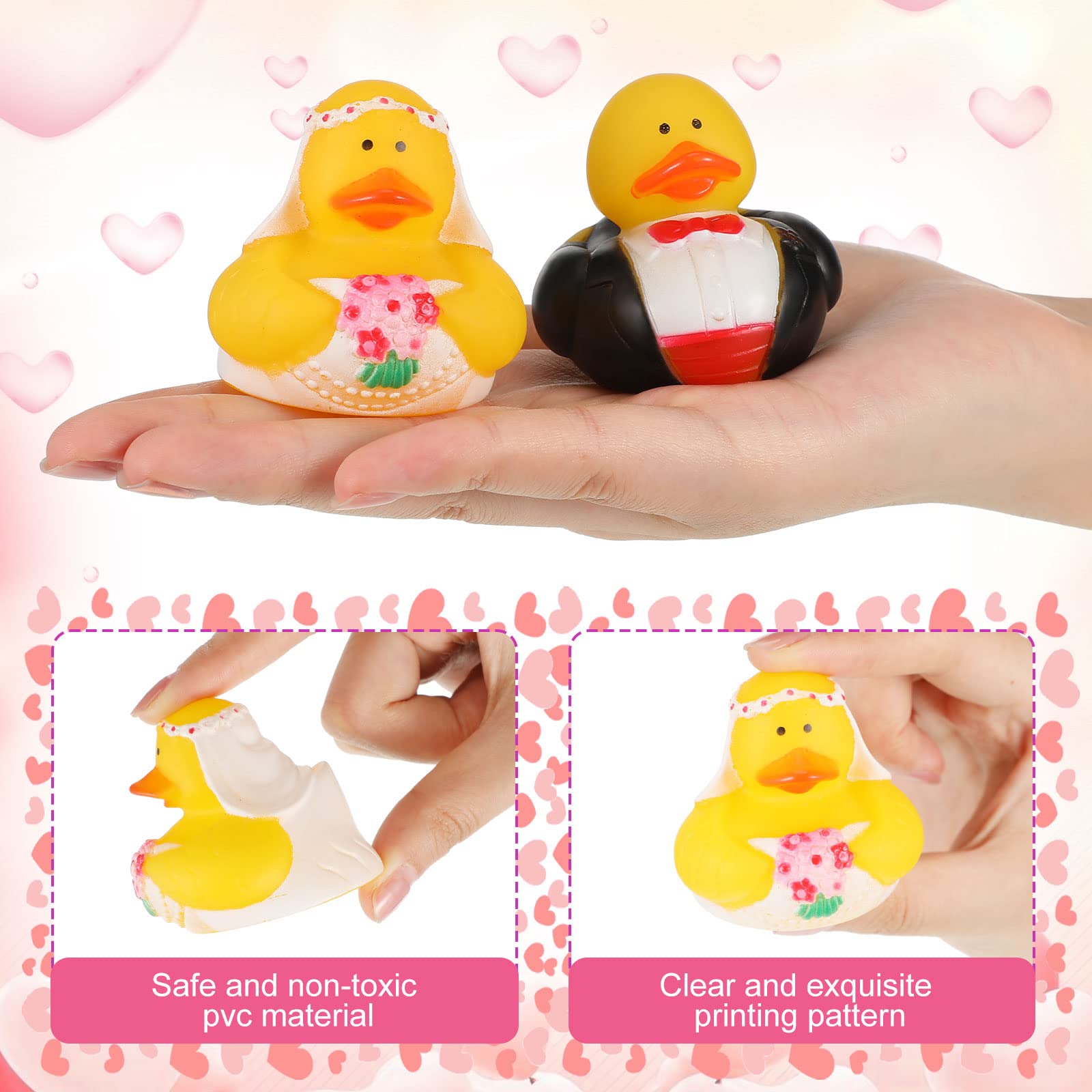 24/48 Pcs Wedding Rubber Ducks - Rubber Duck Bath incelemesi ve fiyatı