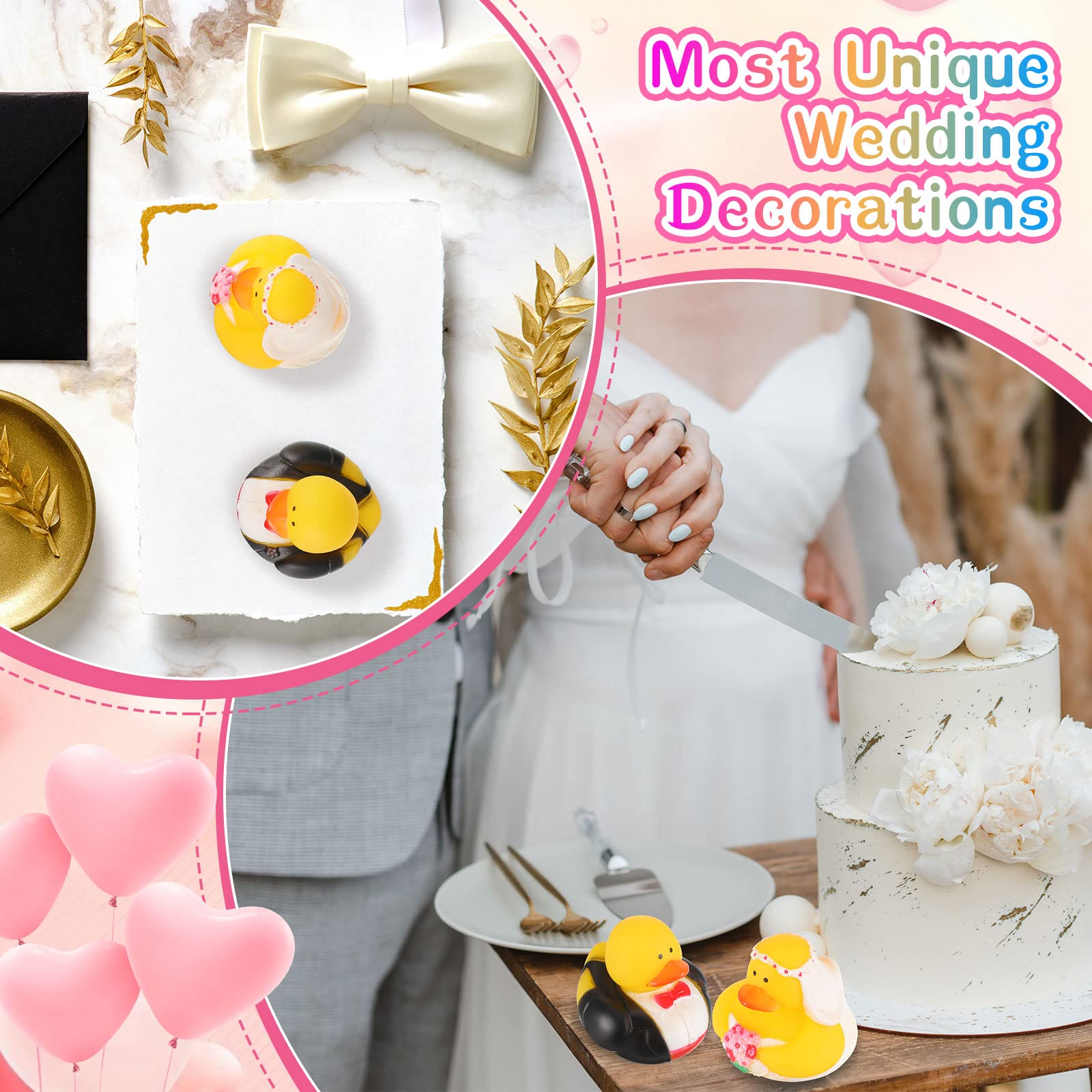 24/48 Pcs Wedding Rubber Ducks - Rubber Duck Bath incelemesi ve fiyatı