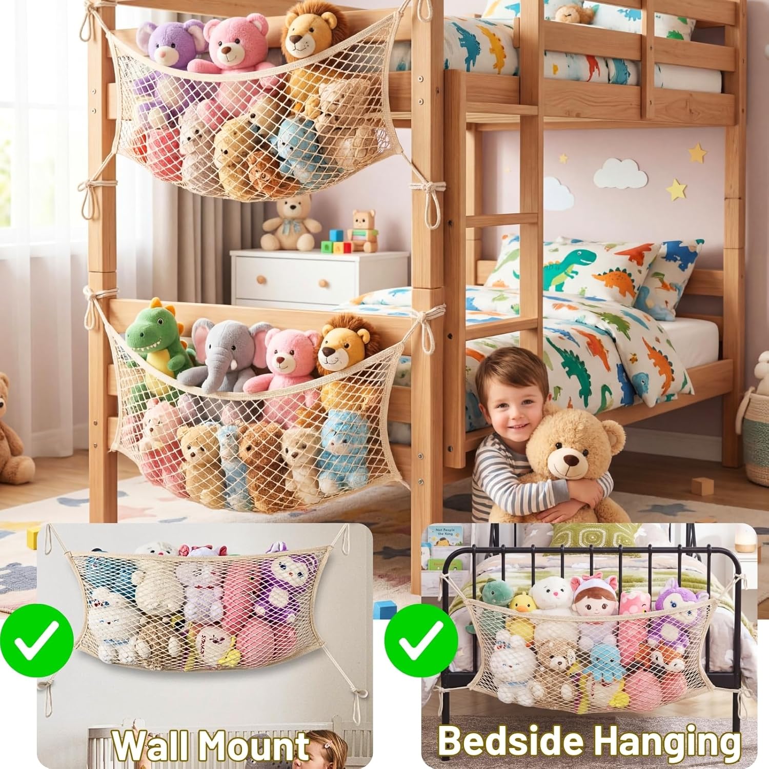 Stuffed Animal Storage Net for - Kids Toys Kids Toys incelemesi ve fiyatı