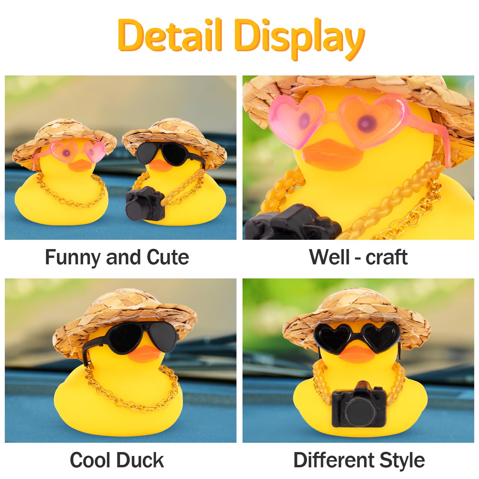 10-100pcs Car Decorations Rubb - Rubber Duck Bath incelemesi ve fiyatı