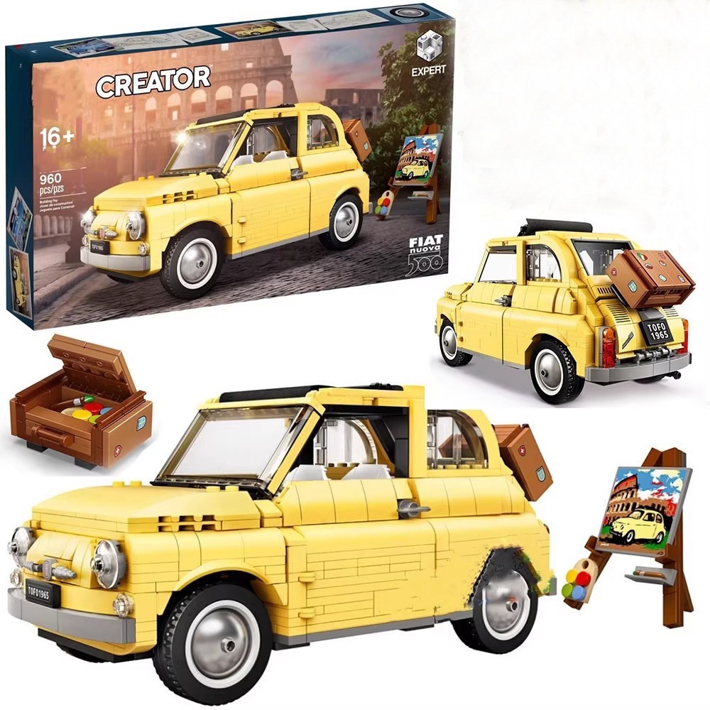 Compatible Lego 10271 Fiat 500 - Kids Toys Under 500 incelemesi ve fiyatı