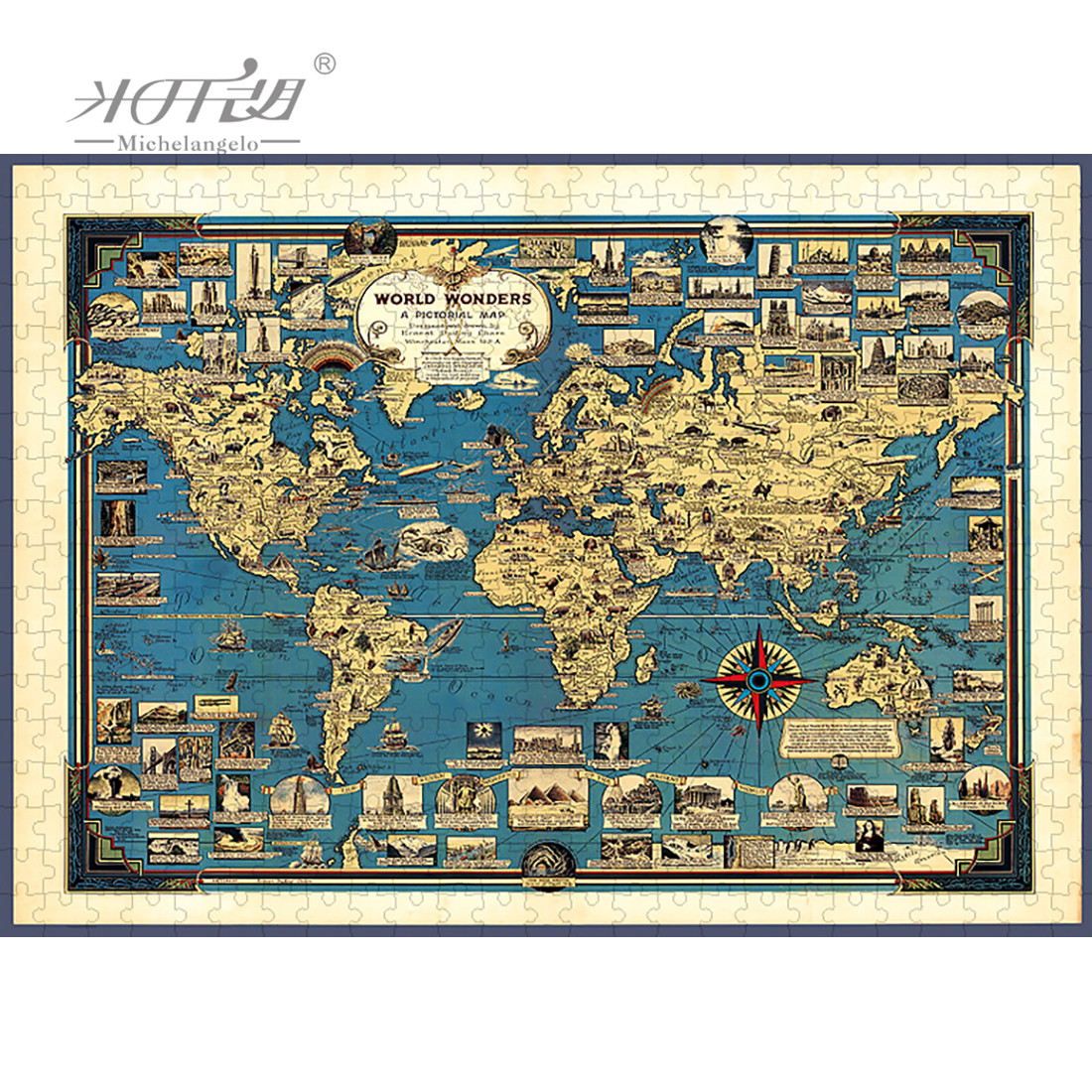 Michelangelo Wooden Jigsaw Puz - Kids Toys Under 1000 incelemesi ve fiyatı
