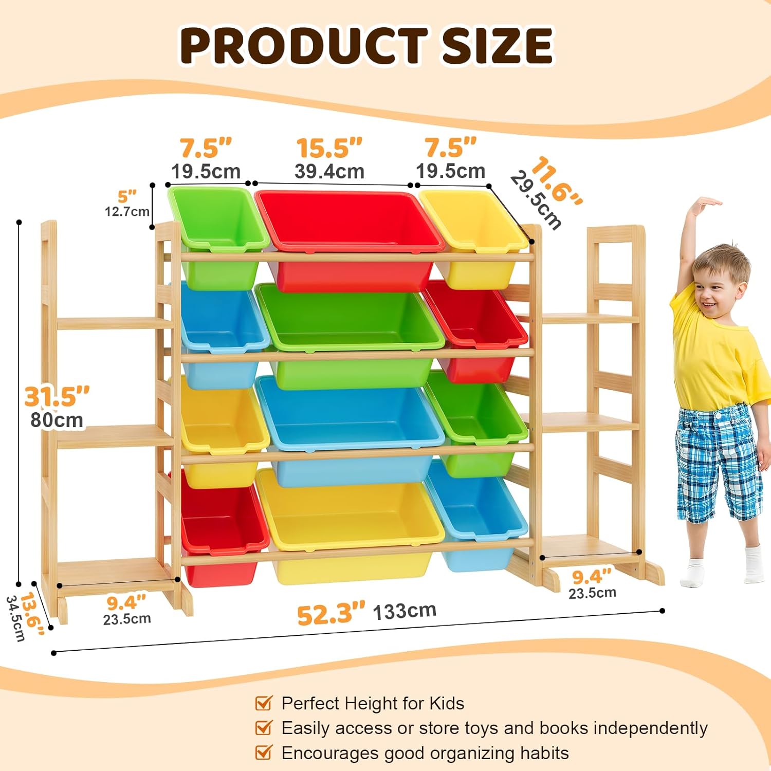 Toy Storage Organizer with 12  - Kids Toys Kids Toys incelemesi ve fiyatı