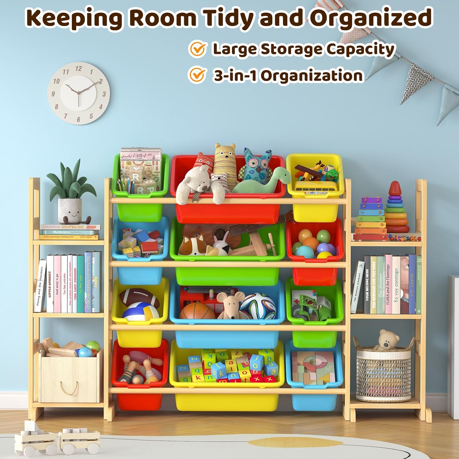 Toy Storage Organizer with 12  - Kids Toys Kids Toys incelemesi ve fiyatı