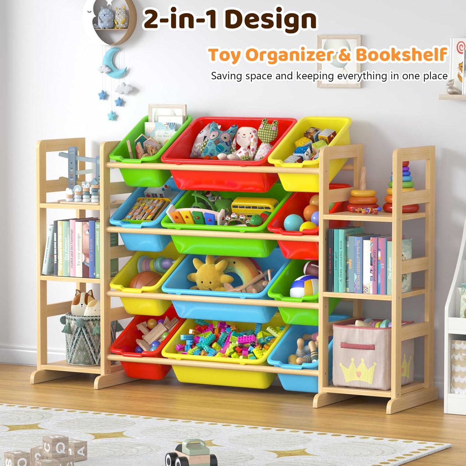 Toy Storage Organizer with 12  - Kids Toys Kids Toys incelemesi ve fiyatı