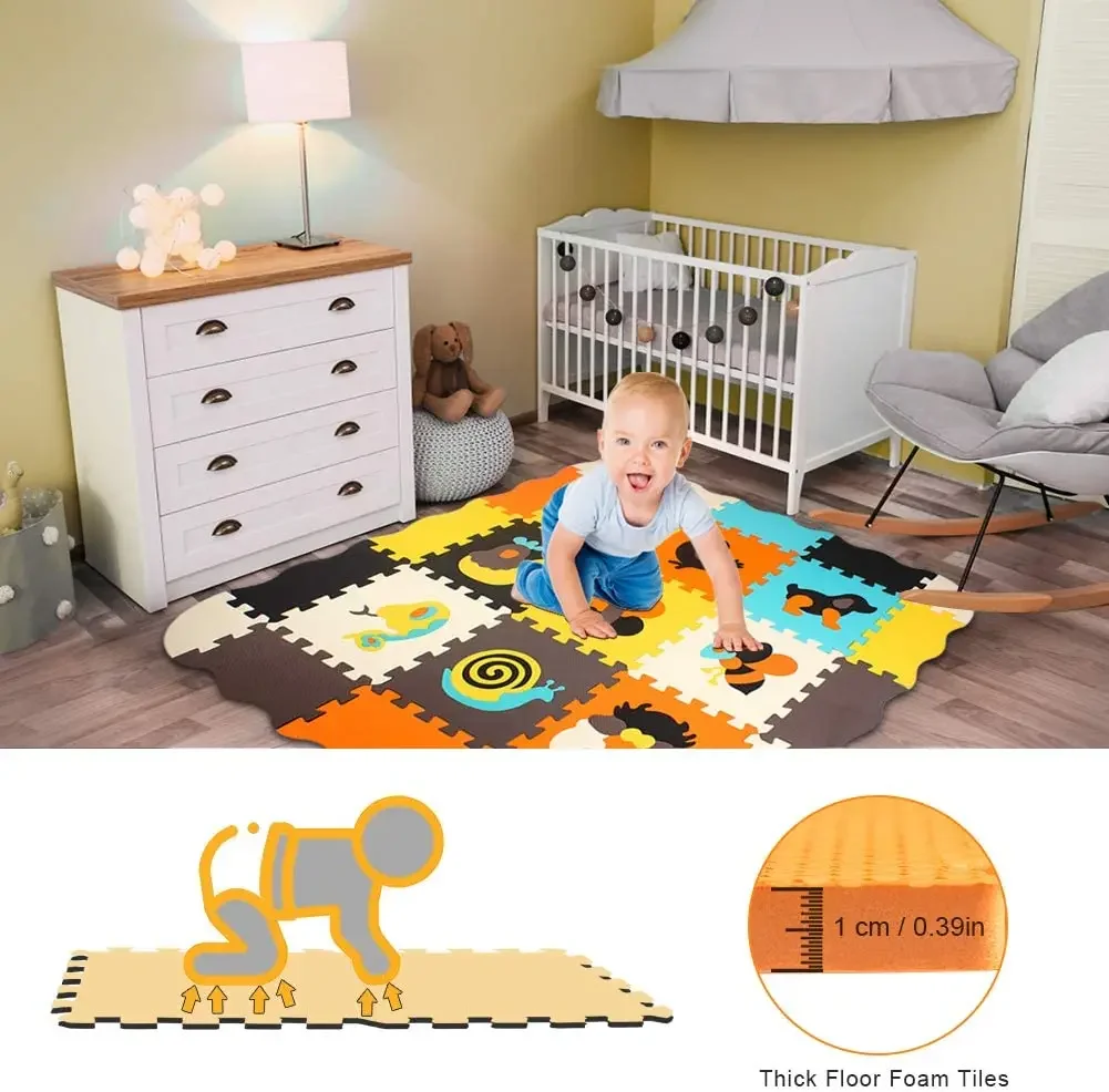 Animal Pattern Baby Play Mat P - Kids Yoga Toys incelemesi ve fiyatı