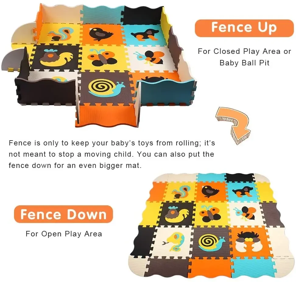 Animal Pattern Baby Play Mat P - Kids Yoga Toys incelemesi ve fiyatı