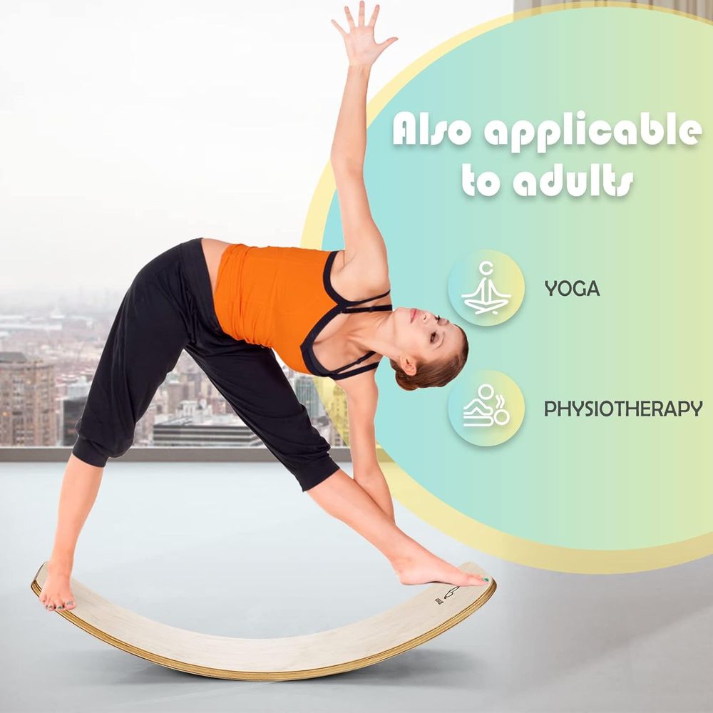 35 Wooden Balance Board for Ki - Kids Yoga Toys incelemesi ve fiyatı