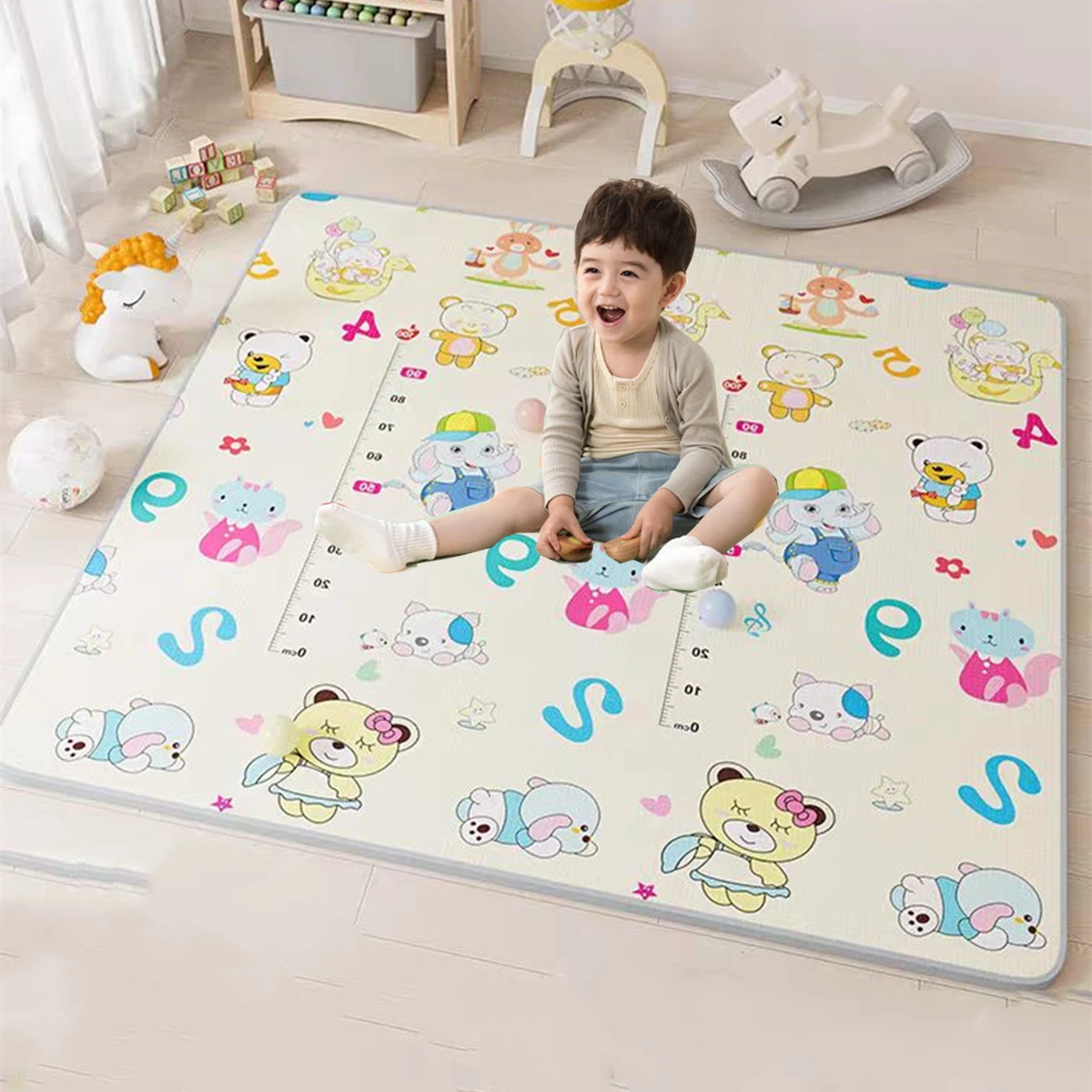Baby Play Mat Waterproof Soft  - Kids Yoga Toys incelemesi ve fiyatı