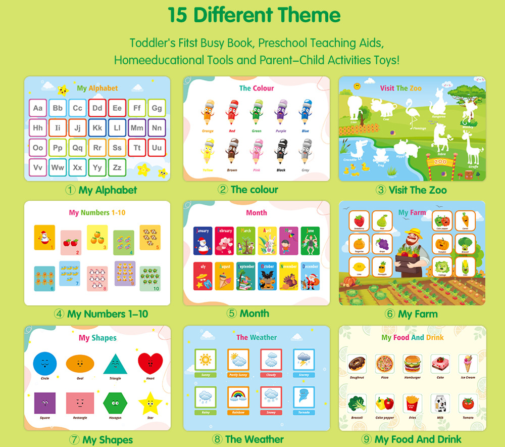 Busy Book for Kids 2-5 Years P - Kids Toys Now incelemesi ve fiyatı